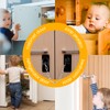 2 x No Drilling Cabinet Lock with Key Adjustable Fridge