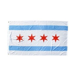 TrendyLuz Flags City of Chicago Windy City 3x5 Feet Flag with Grommets