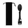 Utility Camping Spork Functional Spork Stainless Steel Spork Outdoor Spoon