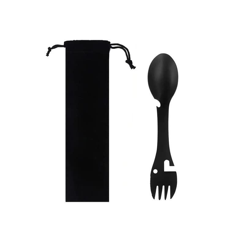Utility Camping Spork Functional Spork Stainless Steel Spork Outdoor Spoon