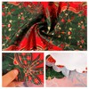 BETESSIN 150 x 180 cm Christmas Tablecloth Red / White