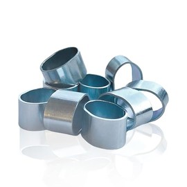 Dreamprint 10x Choke Clamp 8 mm Clamp Press Clamp Expander Rope Tarpaulin Rope Rubber Rope Rope Clamp Galvanised Steel