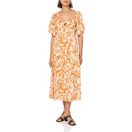 Billabong Women's Paradise Cove 2 Midi Dress, Dried Mango