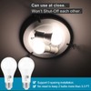 Qualilux Dusk to Dawn LED Light Bulbs 850LM, 60W Equivalent,
