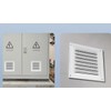 2pcs Attic Vent Soffit Vent Aluminum Wall Vent Metal Shed