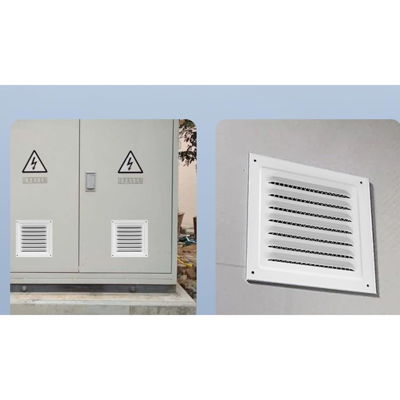 2pcs Attic Vent Soffit Vent Aluminum Wall Vent Metal Shed