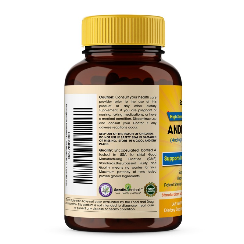 SANDHUHERBALS Andrographis Paniculata Kalmegh for Immune and Liver Health Support|