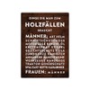 Wall Shield 28x20 cm Things You Need to Wood Cases