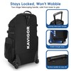 KAVIGOR 80L Rolling Baseball & Softball Bag for Youth &