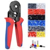 Tubtap® Crimping Pliers Set with 1200 Pieces Ferrules with 1200