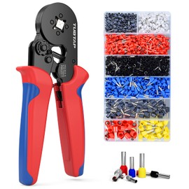 Tubtap® Crimping Pliers Set with 1200 Pieces Ferrules with 1200 Pieces Ferrules Tool Kit