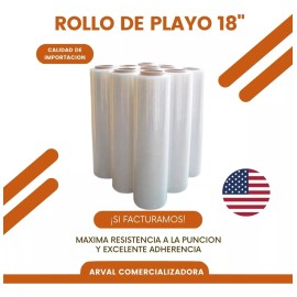 FILM Rollo Emplaye Playo 18 Pulgadas C70 1500 Pies Film Adherible