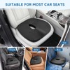 OLYDON Large Seat Cushion for Car Memory Foam Car Seat