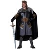 InCharacter Costumes Men's Medieval King, Grey/Black, X-Large