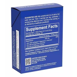 NATURAL STACKS - MAGTECH - Magnesium, Lemonade, 20 Pack, .12 oz (3.38 g) Each