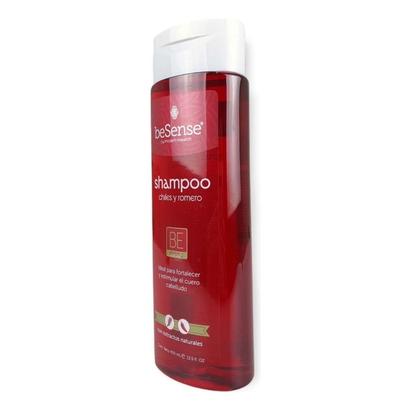 Be Sense Shampoo Chile Y Romero 400ml Pack 2 Piezas