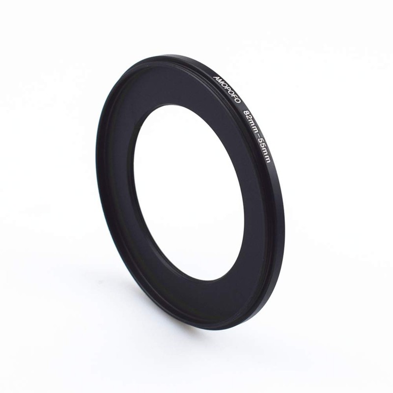 82 mm - 55 mm step-down rings filter adapter ring