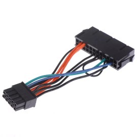 For Lenovo 24 Pin to 10 Pin ATX PSU Sleeved Adapter Cable for IBM / Lenovo Desktop / Server