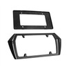 Carbon Flash Metallic GAR Painted Rear License Plate Frame for