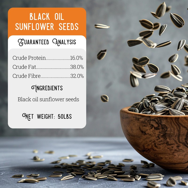 Ernst Grain & Livestock Black Oil Sunflower Seeds - Birdseed
