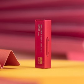 HiBy FC1 portable dac headphone amplifier usb c dac amp hi-res Audio decoder with High audio quality low power consumption for iOS android smartphones computers-Red