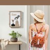 AHUONEL Key Holder Wall Mount Key Holder for Wall, Rustic