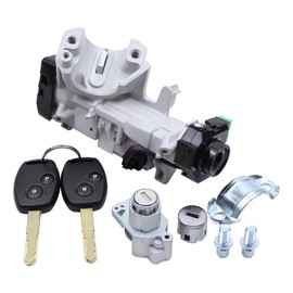 ApplianPar Ignition Switch Door Lock Cylinder with 2 Remote Keys for CRV 2007-2011