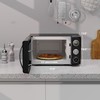 Galanz GLCMKA07BKR-07 Microwave Oven, LED Lighting, Pull Handle Design, Child