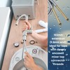 TradeProvider® Flexi Pipes for Taps (2pcs/pack)Kitchen Tap Connector 10M x1/2