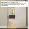 PATIKIL 2 in/50mm Dia Round Recessed Door Pulls, 2 Pack