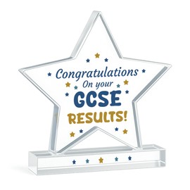 Red Ocean GCSE Congratulations Plaque Passed Exams Gifts Results Day Well Done Gifts For Him Her Exam Results Present For Daughter Son Granddaughter Grandson