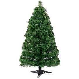 Prettybuy Christmas Tree with Plastic Stand,3-feet,PVC (Green)