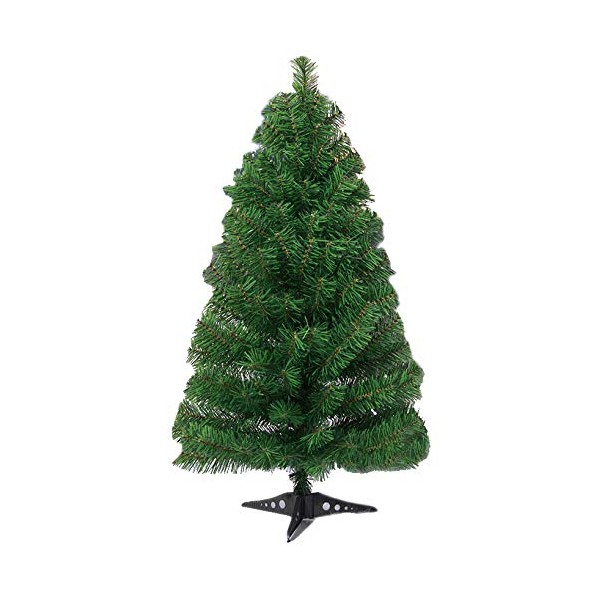 Prettybuy Christmas Tree with Plastic Stand,3-feet,PVC (Green)