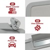 Pair Gray Sun Visor Compatible with Civic 2006-2011 83230-SNA-A01ZA
