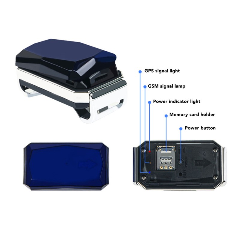 Smart Pet Tracking Collar IP67 Waterproof Prevent Lost High Sensitivity