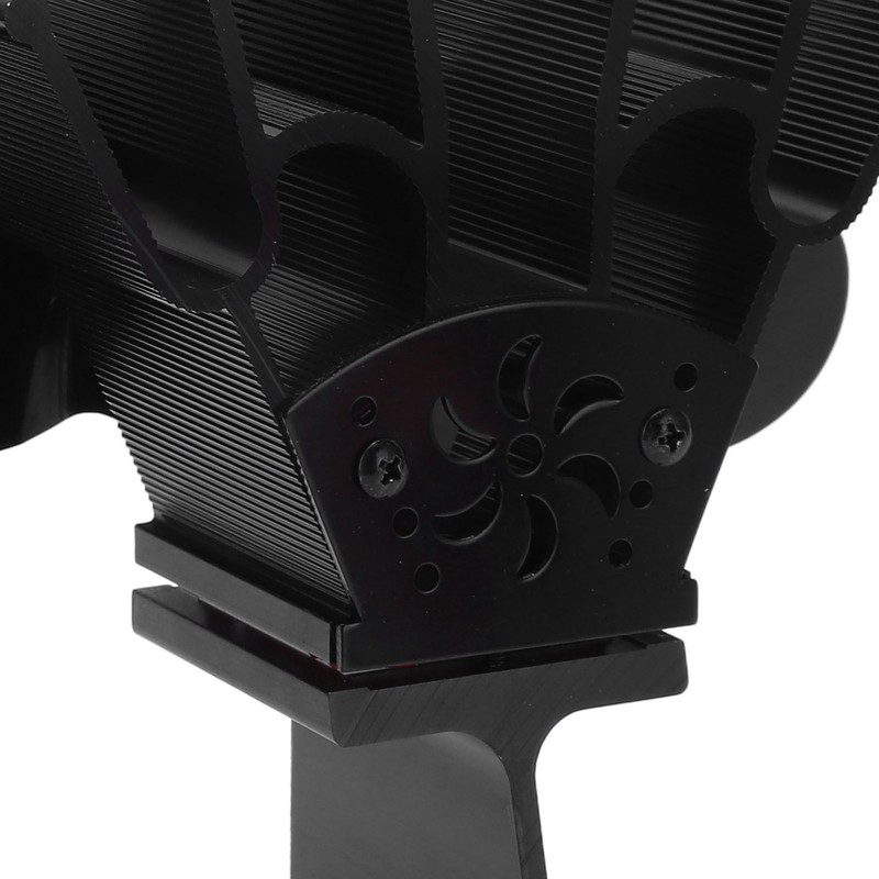 2 Blade Heat Powered Wood Fireplace Fan 1200RPM 25dB Low