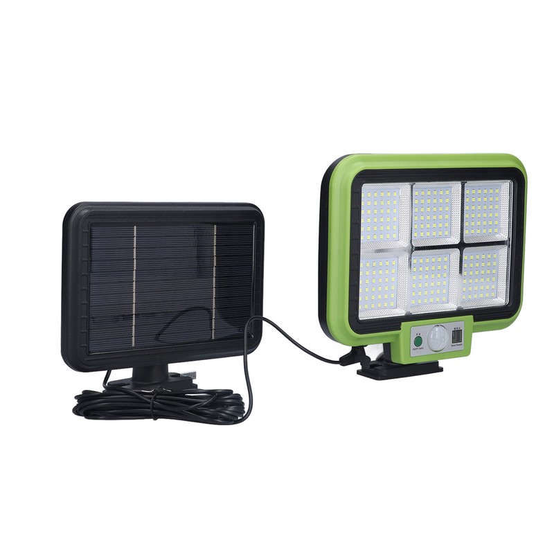 Solar Light Rotatable Panels Rechargeable Battery Motion Sensor Function Waterproof