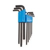PARKTOOL Hex Wrench Set, 9-piece Set, Size: 0.06/0.1/0.1/0.1/0.04/0.2/0.23/0.23/0.23/0.23/0.23/0.23/0.23/0.23/0.23/0.39/0.43 inches (