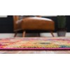 Unique Loom Jardin Collection Colorful, Vibrant, Abstract, Modern Area Rug,