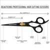 BEAUTICONE Hair Cutting Scissors | Professional Stainless Steel Barber Scissors/Shears
