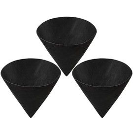 Felt Cone Shaped Hanging Basket Liner for Family Gardens Conical Basket is Designed for Easy Filling of Soil, 3pcs16inch