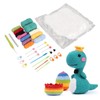 Beginner Crochet Kit DIY Innovative Fun Educational Dinosaur and Dinosaur