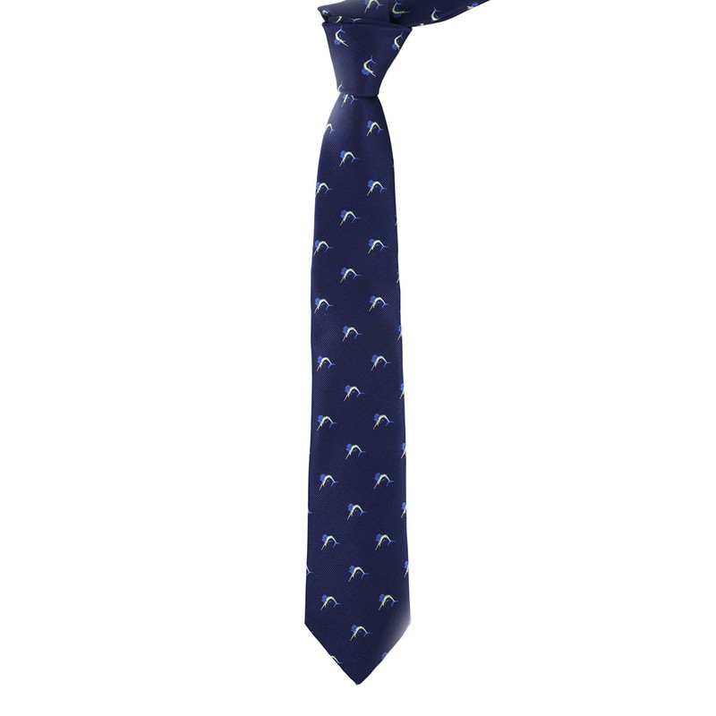 MENDEPOT Corbata con patrón de animales con caja de regalo