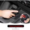 CheroCar Carbon Fiber Gear Shift Knob Cover Trim Decorative For