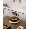 ZENS Design Glass Teapot with Infuser, 23 oz Small Loose