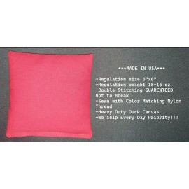 Unbranded Set Of 8 Stick Slick US Flag Cornhole Bean Bags FREE SHIPPING - Corn Filled With Tote