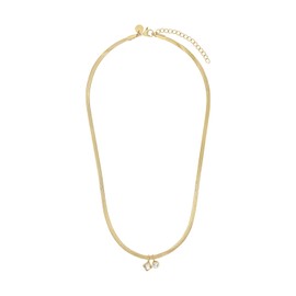 NOELANI 2038790 Women's Necklace with Pendant Stainless Steel with Synthetic Zirconia 40 + 5 cm White Comes in Jewellery Gift Box, Cubic Zirconia