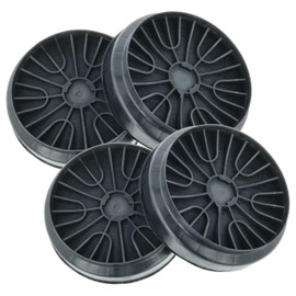 vhbw 4x Aktivkohlefilter kompatibel mit Bosch DHZ5275, DWK87EM60, DWK87EM60/01, DWK09G660/02, DWK67EM60, DHZ5276 Dunstabzugshaube - 19 cm