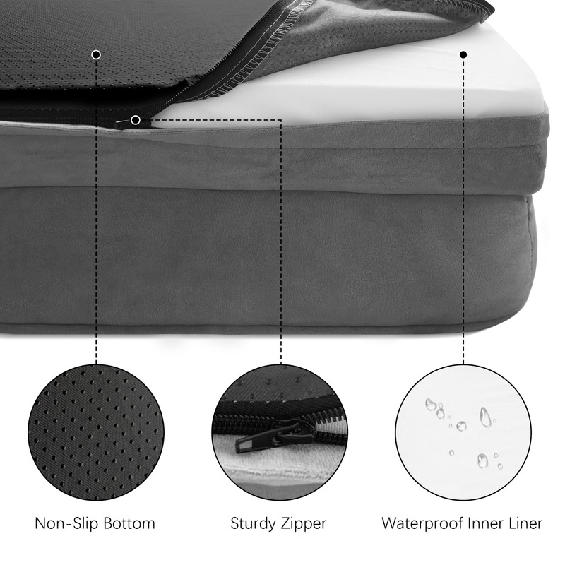 Spotted Play Orthopedic Dog Bed with Sides - Dog Sofa