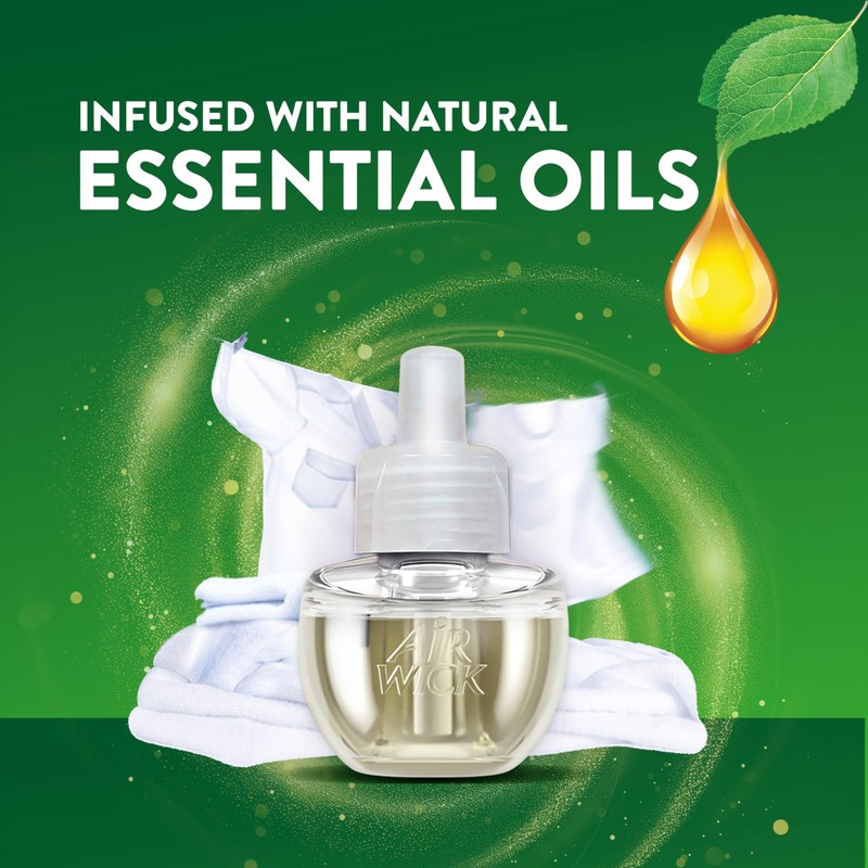 Air Wick Plug in Scented Oil Starter Kit, 2 Warmers